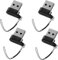 Liaoan USB C auf USB Adapter, USB Stecker auf USB C Buchse, [4-teiliger Satz], tragbarer USB C Übertragung Schlüsselanhänger Adapter