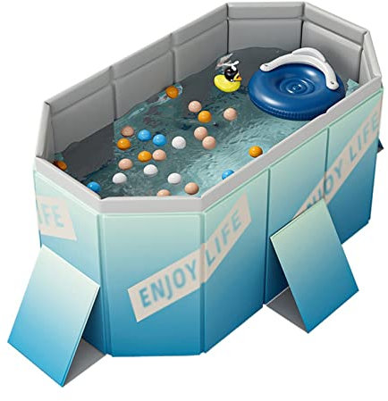 Faltbarer Swimmingpool For Kinder Und Erwachsene,Haustierbadewanne,Welpenpool Haustierbadewanne Faltbar Haustierbadewanne Outdoor Indoor Haustierplanschbecken ( Color : Icelandic Blue , Size : 1.6m )