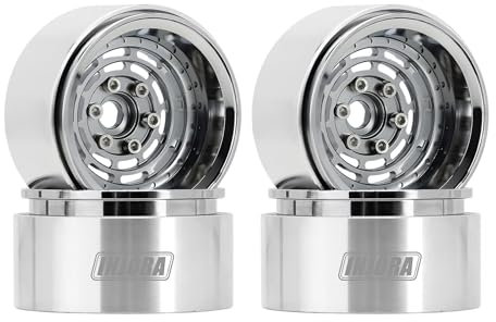 INJORA 1.9 Beadlock Rad Offset -10mm Aluminium Felgen für SCX10 Pro TRX4 VS4-10 Gen8 1/10 RC Crawler Upgrade