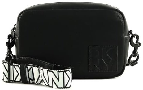 DKNY Women's Kenza Camera Bag, Black/Black, 8.6 W x 5.7 H X 3.1 D