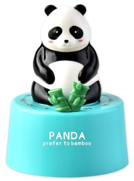 Uixxducc Küchentimer Katzen, Mechanischer Timer, Küchentimer 60 Minuten Countdown Timer Wecker, Eieruhr Lustig Cartoon Tier Kurzzeitwecker für Küche Zuhause Büro Schule Klassenzimmer (Blau-Panda)