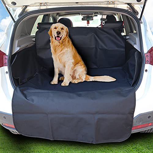 AUTOXBERT Auto Kofferraumschutz für Hunde Universal Hundebox Rückbank Kofferraumdecke Wasserdicht und Kratzfest Kofferraummatten Antirutsch Autozubehör Innenraum