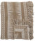 Bloomingville Marmi Decke, Braun, Recycelte Baumwolle, L160xB130 cm