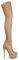 Stivali sopra Il Ginocchio con Plateau e Tacchi a Spillo da Donna, Stivali Alti Fino alla Coscia in Pelle PU, Stivali Alti alla Moda Autunno Inverno,Beige,36 EU