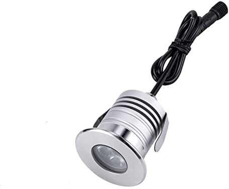 LGJEGD 3W Schwimmteich-Bootslicht Unterwasser-LED-Leuchten, 12-24V DC Poolbrunnen for oberirdische Pools (4000k)