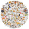 Amaxiu 100 Pcs Funny Cat Stickers, Vinyl Waterproof Cute Decals Kawaii Stickers DIY Decorative Stickers for Water Bottle Laptop Phone Luggage Skateboard(C)