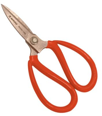 WEDO Funkenfreie 20,3 cm Schere, nicht magnetische Beryllium-Kupferschere, Korrosionsbeständigkeit, BAM- und FM-Zertifikat, Länge 200 mm