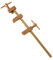 KESOTO F Clamp Japanese Wood Clamp Comfortable Fast Fixed Clip Parallel Clamp Tool Bar Clamp, 180mm