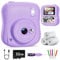 Hangrui Kinderkamera Sofortbildkamera, 14MP Sofortbildkamera Kinder mit 32G Karte & Druckpapier, 1080P Kamera Kinder Sofortdruck mit Farbige Stifte, Geschenk für 3-12 Jungen und Mädchen