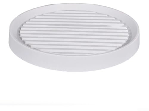 wenyouya 2 runde Pflanzen-Caddy mit Rollen für mühelose Mobilität, für Innen- und Außenbereich, Blumentopfsockel (YD-2 Beige)