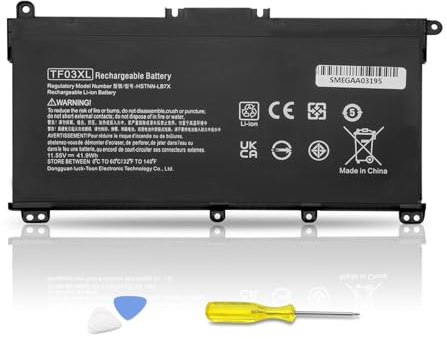 Batteria compatibile TF03XL 920070-855 920046-421 per HP Pavilion x360 14m-cd0001dx 14m-cd0003dx 15-cc0xx 15-cc023cl 15-cc123cl 15-cc050wm 15-cc050wm 563st 1 7-ar050wm 15-cc 15-cd 14-bf 14-bf050wm