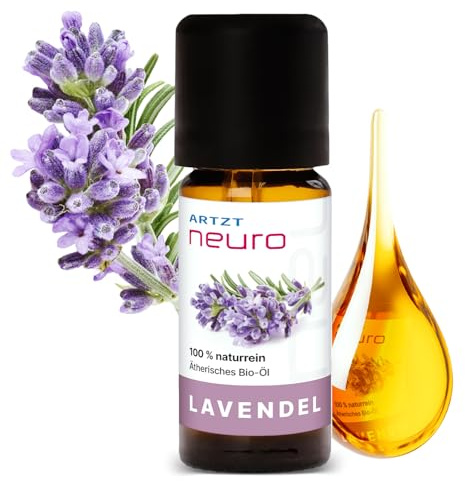 ARTZT neuro Lavendel Duftöl 1 x 10 ml | Lavendelöl Bio Naturrein | Ätherisches Öl Lavendel für Riechtraining & Aromatherapie | Reines Lavendelöl | Aromaöl | Essential Oils