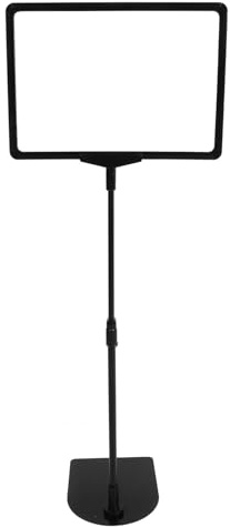 MINAOLULUS Supporti per Cartelli da Pavimento Piedistallo Regolabile 8X12 Pollici Porta Cartellini Prezzi per Offerte Promozionali e Negozi