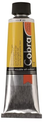 Cobra Talens wassermischbare Ölfarben, 40 ml, 283 Permanent Gelb Hell