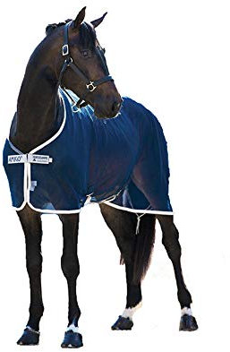 Horseware Amigo Net Cooler - navy/silver, Groesse:125