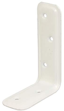 Alberts 849610 Stützwinkel | geprägt | weiß kunststoffbeschichtet | 80 x 120 x 40 mm | 20er Set