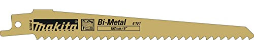 Makita B-05175 - Lame s.sable bim 150 tp-6 (5u) 6,5 x 101 mm Couleur