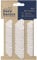 Papermania Bare Basics Kraft Mini Herzen Wimpelkette, weiß