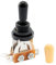 Musiclily Gitarre 3-Wege Schalter Pickup Kippschalter Toggle Switch für LP Style E-Gitarre, Schwarz Top mit Schwarzer Knopf