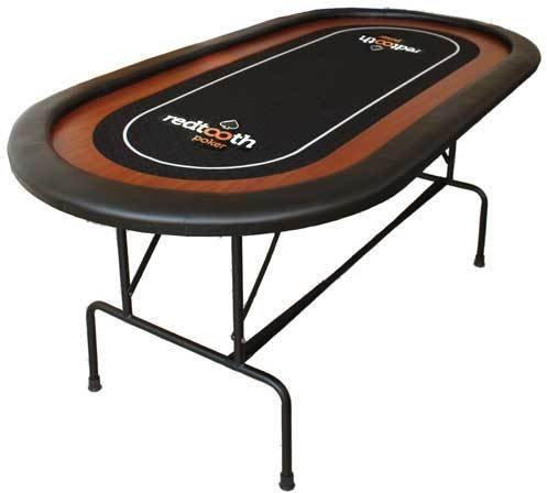 Redtooth Poker 8 Seat Speed Cloth Poker Table with Foldable Legs and Carry Case
