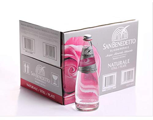 Acqua Naturale Senza Gas San Benedetto Prodotto in Italia Scatola 12 x 750ml (*vetro)