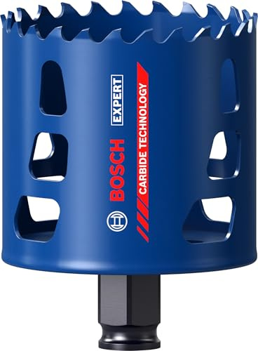 Bosch 1x EXPERT Multi Material Power Change Plus-Lochsäge (für Holz mit Metall, Ziegelstein, Ø 67 mm, Professional Zubehör Bohrmaschine)