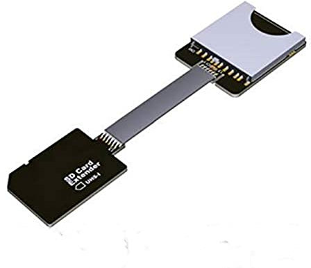 ADT-Link MicroSD TF Verlängerungskabel Micro SD Extender Express Extender Cord Linker TF Kartenleser Adapter für SDHC SDXC UHS-I Stabil Keine FPC-Karte Lesen Testleitung bis zu 104 MB/s (15 cm, B22SF)