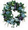Zinsale Artificial Front Door Wreath Peony Outdoor Wreath 40cm/15.7 Christmas Hanging Wreaths Floral Garlands Decoration for Home Party Wedding (Blue)