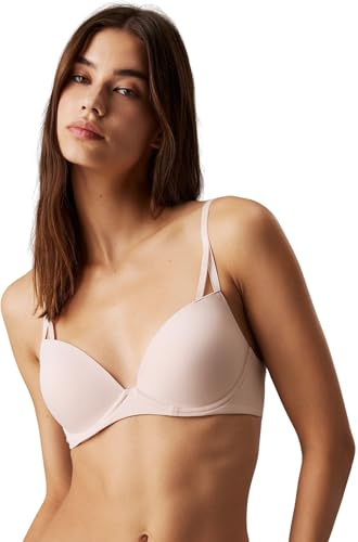 Calvin Klein Damen Push-Up BH Lift Demi mit Bügel, Beige (Beechwood), 85E