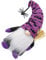 Halloween Gruselige Spinne Fledermaus Wichtel Puppe Zwerg Ornament Halloween Party Dekoration für Halloween (lila)