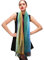 Shmily Girl Damen Pashmina Schal Stola für Frauen Schultertuch Eleganter Schal mit floralem Muster in vielen Farben (Buntes Weiß)