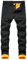 Men's Fleece Lined Jeans Denim Trousers Winter Warm Thick Pants with Pockets 34 Black