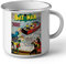 French Unicorn Mug Emaillé Metal Batman Super Héros Couverture BD Comics Vintage