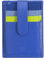 DUDU Porta Carte di Credito in Pelle Multicolore Sottile Slim Uomo Donna con 9 Slot e Chiusura di Sicurezza Fiordaliso