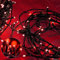 AURSTORE Basa Lichterkette, 8 Modi, 10 m, 100 LEDs, romantische Dekoration für Weihnachtsbaum, Hochzeit, Party, Lichterkette innen (grüner Draht, Rot)
