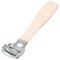 MERKUR Hornhauthobel Glanznickel & Beige 923 | Hornhauthobel Klinge montiert | Ideal für Nassrasur | Stahl PA | Made in Germany