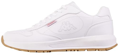 Kappa Basis Unisex Sneaker, Weiß, 43 EU
