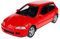 Welly 1982 Civic V Rot ca 1/34-1/39 Metall Modell Auto Die Cast Neu im Kasten