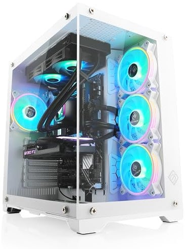 Gaming PC mit Windows 11 Home, Intel Core i7-14700KF 8X 3400 MHz, 2000 GB M.2 SSD, 32 GB DDR5-RAM, NVIDIA GeForce RTX 4070 Ti, ASUS Mainboard, USB 3.2, M10490H