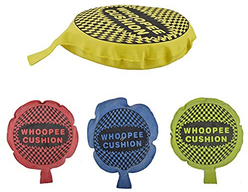 GOPEO Cushion Pupskissen, Lustigste Ragging Spielzeug Selbstaufblasende Pupskissen Furzkissen Scherzartikel Furz Kissen Für Kinder Erwachsene Büro Zu Hause,Zufällige Farber