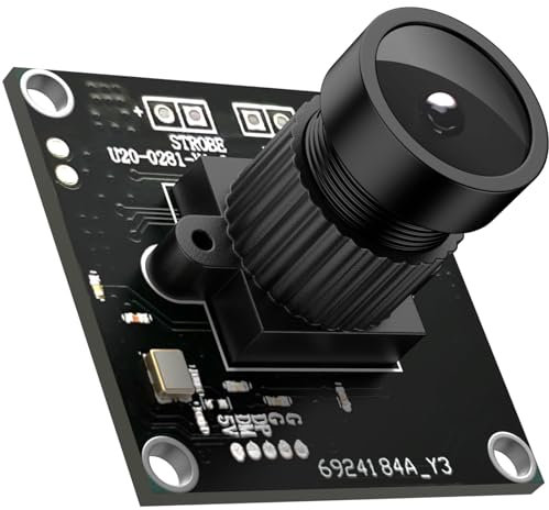 InnoMaker USB2.0 UVC Kamera 1M up to 120fps Global Shutter OV9281 Mono-Modul für Computer alle Raspberry Pi und Jetson Nano, unterstützt Windows, Linux, Android und Mac OS.