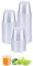 Panexf 50 Stück Schnapsgläser Plastik, 2cl/20ml Shotgläser plastikbecher Schnapsbecher aus PP - Material, Wiederverwendbarer Trinkbecher für Party Spaß