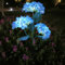 BomKra Solar-Gartenleuchten für den Außenbereich, Hortensien-Solarleuchten, Solar-Gartenornamente, LED, realistische Blumenlichter, dekorativ, Gartenstecker für Wege, Hof, Terrasse, Garten