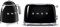 Smeg 50’s Style Retro Range Breakfast Set, 0.8L 1400W Mini Kettle and Multi-Functional Control 2-Slice 950W Toaster, Black, KLF05BLUK/ TSF01BLUK