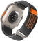 Trail Loop for Apple Watch Ultra/2 Straps 49mm 46mm 44mm 45mm 42mm 41mm 40mm 38mm iWatch Strap Men/Women,Nylon Sport Strap for Apple Watch Series 10 Strap 9 8 7 6 5 4 3 SE/2,Black Grey/Nylon L