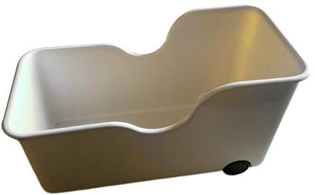 F Fityle Conteneur de Rangement de Cuisine, Boîte de Rangement avec roulettes, Organisateur de Maison pour Placard, Étagère sous l'Évier, M