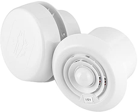 Aumotop Ventilateur de Toit 12V, 4000R/min, Grille de Ventilation de Plafond, Silencieux, pour Camping-car, Remorque, Van, Blanc