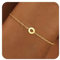 RMMD Gold Armband Mädchen - Personalisiertes Gold Vergoldete Initialen Armband mit Buchstaben O Armband Gold Damen Armbänder Mädchen Geburtstagsgeschenk Modeschmuck für Teenager Mädchen