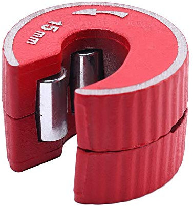 Okeeyseda Coupe-Tube Rond Corps en Alliage D'Aluminium Autobloquant pour Tube de Cuivre en Aluminium PVC Outil de Coupe de Tuyau en Plastique 15Mm