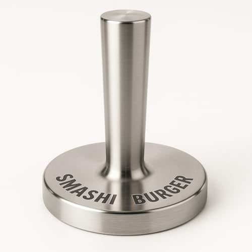 SMASHI Smasher Hammer 700g - 304 Stainless Steel Burger Crusher | Professional Burger Press for Smash Burger | High Precision Smash Burger Kit